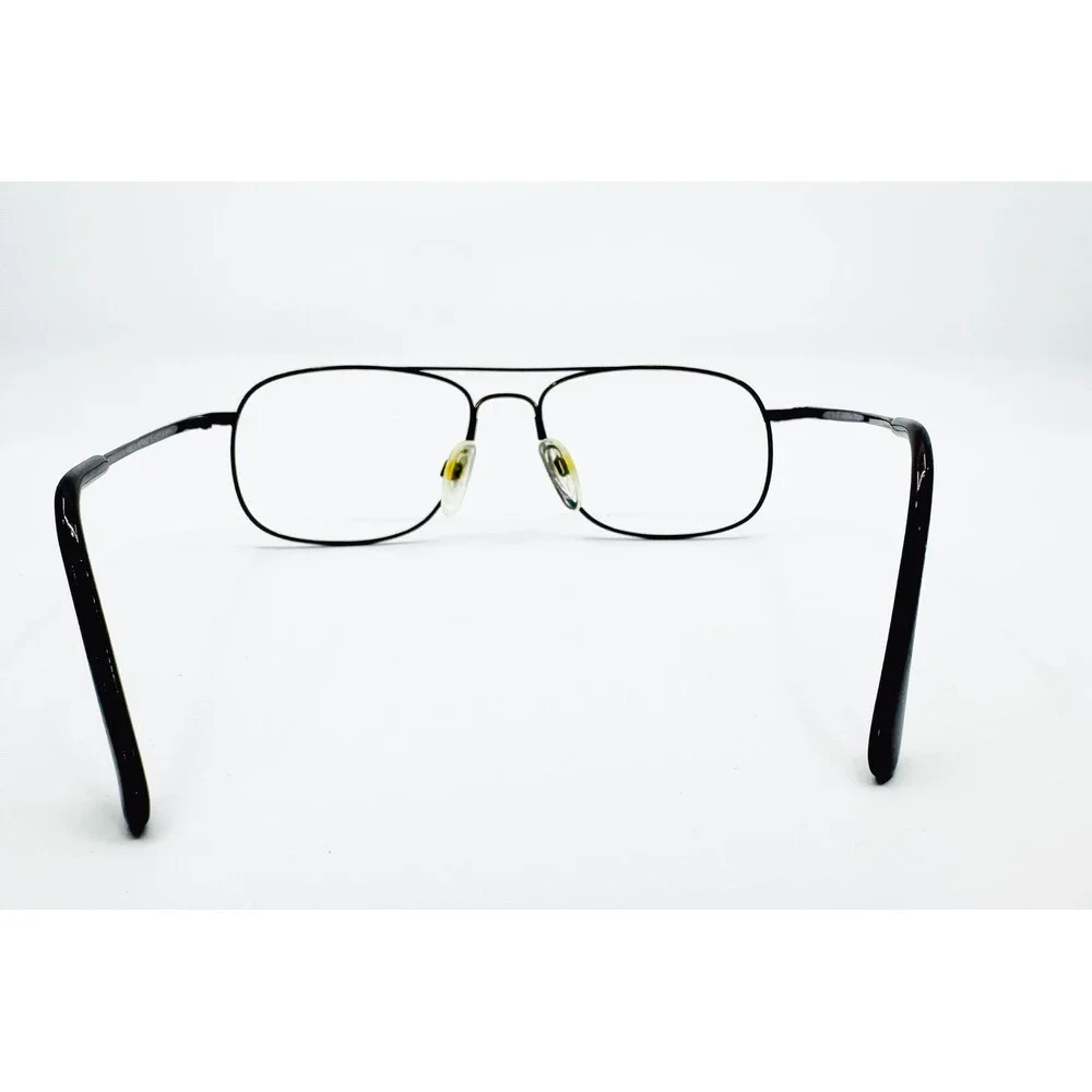 Marchon Autoflex 44 Flexon Eyeglasses Mens Brown Aviator Double Bridge 55-16-140